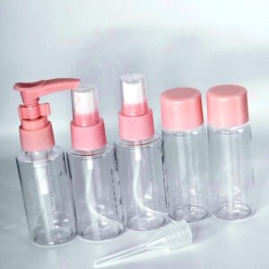 Travel Pack - Pack de 5 contenants pour cosmetiques ou autre