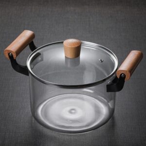 Marmite en verre rigide